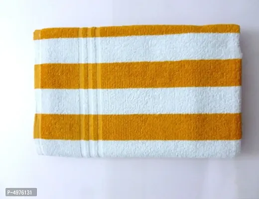 Premium Cotton Striped Bath Towel-thumb0