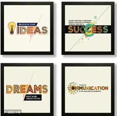 Set Of 4 Motivational Quotes Digital Reprint 19 Inch X 19 Inch Painting-thumb0