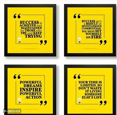 Set Of 4 Motivational Quotes Digital Reprint 19 Inch X 19 Inch Painting