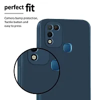 CSK Back Cover Infinix Hot 10 Play Scratch Proof | Flexible | Matte Finish | Soft Silicone Mobile Cover Infinix Hot 10 Play (Blue)-thumb4