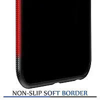 CSK Glass Back Case Cover for Oppo Reno 7 Luxury Toughened Shockproof TPU Bumper Case Cover Designed for Oppo Reno 7 (Black)-thumb4