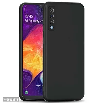 CSK Back Cover Samsung Galaxy A30s Scratch Proof | Flexible | Matte Finish | Soft Silicone Mobile Cover Samsung Galaxy A30s (Black)