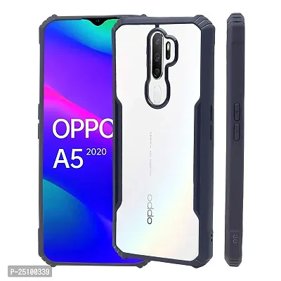 CSK Oppo A9 2020 Case Back Cover Shockproof Bumper Crystal Clear Camera Protection | Acrylic Transparent Eagle Cover for Oppo A9 2020 (Black).-thumb4