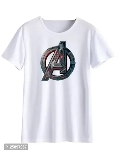 CSK Store Avengers Design Printed Round Neck T-Shirt for Men-thumb0