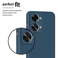 CSK Back Cover OnePlus Nord 2T 5G Scratch Proof | Flexible | Matte Finish | Soft Silicone Mobile Cover OnePlus Nord 2T 5G (Blue)-thumb4