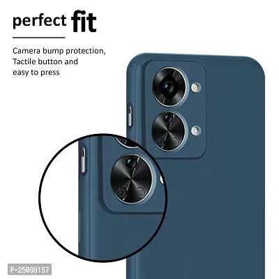 CSK Back Cover OnePlus Nord 2T 5G Scratch Proof | Flexible | Matte Finish | Soft Silicone Mobile Cover OnePlus Nord 2T 5G (Blue)-thumb5