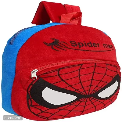 CSK SpiderMan Red  Batman Combo Kids School Bag Cute Backpacks for Girls/Boys/Animal Cartoon Mini Travel Bag Backpack for Kids Girl Boy 2-6 Years-thumb3