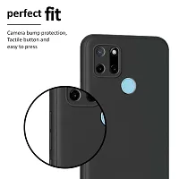 CSK Back Cover Realme C21Y Scratch Proof | Flexible | Matte Finish | Soft Silicone Mobile Cover Realme C21Y (Black)-thumb4