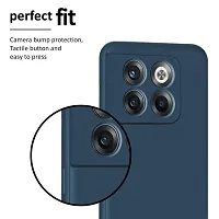 CSK Back Cover OnePlus 10T Scratch Proof | Flexible | Matte Finish | Soft Silicone Mobile Cover OnePlus 10T (Blue)-thumb4