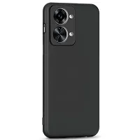 CSK Back Cover OnePlus Nord 2T 5G Scratch Proof | Flexible | Matte Finish | Soft Silicone Mobile Cover OnePlus Nord 2T 5G (Black)-thumb2