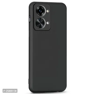 CSK Back Cover OnePlus Nord 2T 5G Scratch Proof | Flexible | Matte Finish | Soft Silicone Mobile Cover OnePlus Nord 2T 5G (Black)-thumb3