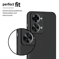 CSK Back Cover OnePlus Nord 2T 5G Scratch Proof | Flexible | Matte Finish | Soft Silicone Mobile Cover OnePlus Nord 2T 5G (Black)-thumb4