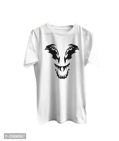 CSK Store Joker Face Design Printed Rund Neck T-Shirt for Men-thumb0