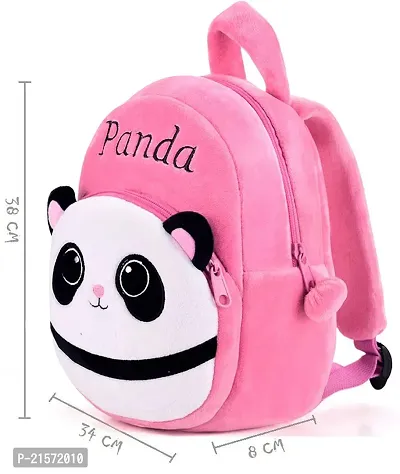 CSK Down Panda Pink Kids School Bag Cute Backpacks for Girls/Boys/Animal Cartoon Mini Travel Bag Backpack for Kids Girl Boy 2-6 Years-thumb3