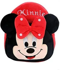 CSK Minnie Red  Stawarry Combo Kids School Bag Cute Backpacks for Girls/Boys/Animal Cartoon Mini Travel Bag Backpack for Kids Girl Boy 2-6 Years-thumb1