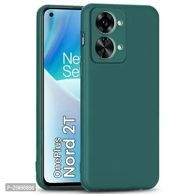 CSK Back Cover OnePlus Nord 2T 5G Scratch Proof | Flexible | Matte Finish | Soft Silicone Mobile Cover OnePlus Nord 2T 5G (Green)
