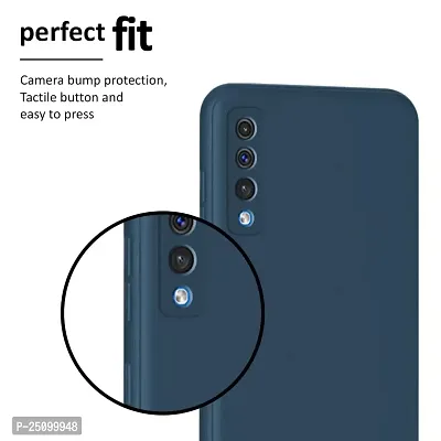 CSK Back Cover Samsung Galaxy A30s Scratch Proof | Flexible | Matte Finish | Soft Silicone Mobile Cover Samsung Galaxy A30s (Blue)-thumb5