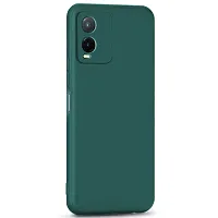 CSK Back Cover Vivo T1X Scratch Proof | Flexible | Matte Finish | Soft Silicone Mobile Cover Vivo T1X (Green)-thumb2