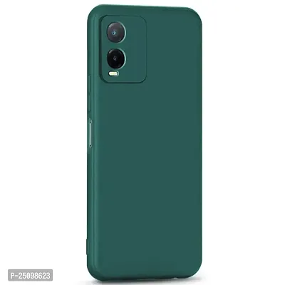 CSK Back Cover Vivo T1X Scratch Proof | Flexible | Matte Finish | Soft Silicone Mobile Cover Vivo T1X (Green)-thumb3