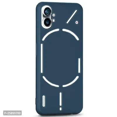 CSK Back Cover Nothing Phone 1 Scratch Proof | Flexible | Matte Finish | Soft Silicone Mobile Cover Nothing Phone 1 (Blue)-thumb3