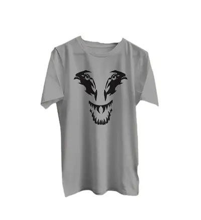 CSK Store Joker Face Design Printed Rund Neck T-Shirt for Men