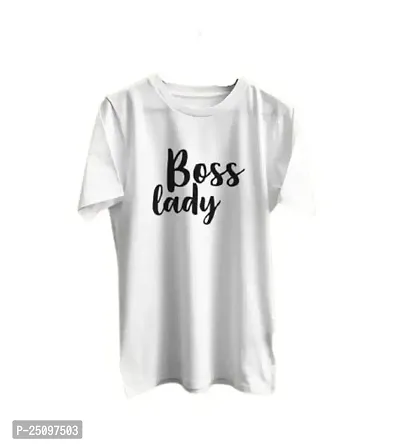 CSK Store Boss Lady Design Round Neck T-Shirt for Men