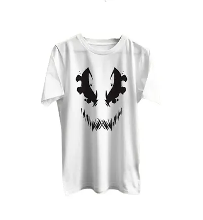 CSK Store Funky Face Design Round Neck T-Shirt for Men