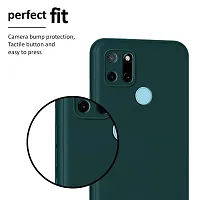 CSK Back Cover Realme C21Y Scratch Proof | Flexible | Matte Finish | Soft Silicone Mobile Cover Realme C21Y (Green)-thumb4