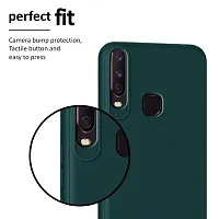 CSK Back Cover Vivo Y12 Scratch Proof | Flexible | Matte Finish | Soft Silicone Mobile Cover Vivo Y12 (Green)-thumb4