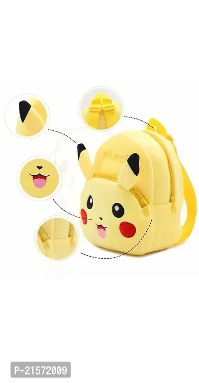 CSK Pikachu Kids School Bag Cute Backpacks for Girls/Boys/Animal Cartoon Mini Travel Bag Backpack for Kids Girl Boy 2-6 Years-thumb3