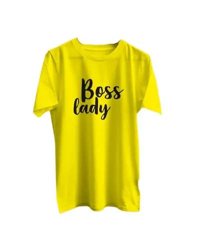 CSK Store Boss Lady Design Round Neck T-Shirt for Men