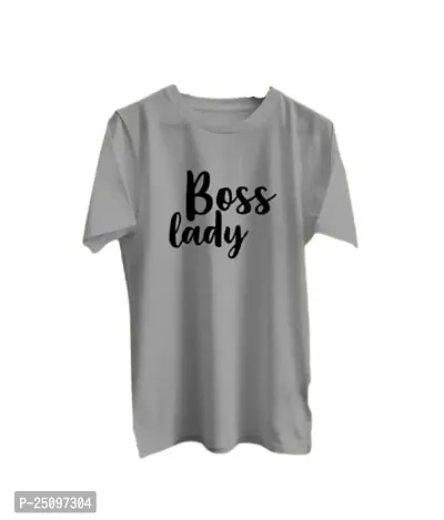 CSK Store Boss Lady Design Round Neck T-Shirt for Men-thumb0