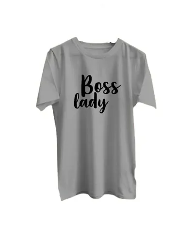 CSK Store Boss Lady Design Round Neck T-Shirt for Men