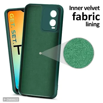 CSK Back Cover Vivo T1X Scratch Proof | Flexible | Matte Finish | Soft Silicone Mobile Cover Vivo T1X (Green)-thumb2