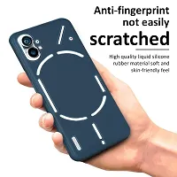 CSK Back Cover Nothing Phone 1 Scratch Proof | Flexible | Matte Finish | Soft Silicone Mobile Cover Nothing Phone 1 (Blue)-thumb4