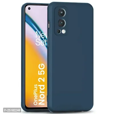 CSK Back Cover OnePlus Nord 2 5G Scratch Proof | Flexible | Matte Finish | Soft Silicone Mobile Cover OnePlus Nord 2 5G (Blue)