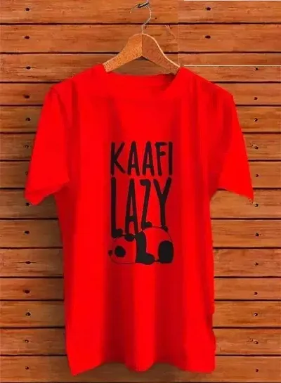 CSK Store Kaafi Lazy Design Round Neck for Men