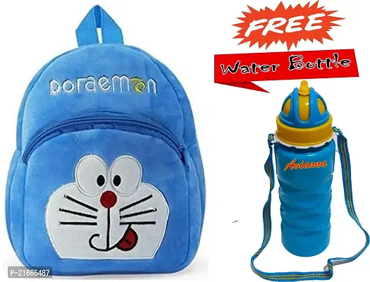 CSK Kids Bag With Free Water Bottle Bagpacks Kids Bag Nursery Picnic Carry Plush Bags School Bags for Kid Girl and Boy-thumb0