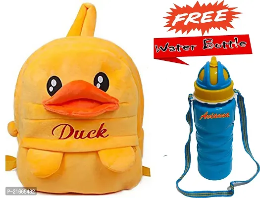 CSK Kids Bag With Free Water Bottle Bagpacks Kids Bag Nursery Picnic Carry Plush Bags School Bags for Kid Girl and Boy