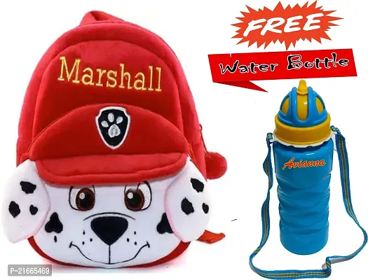 CSK Kids Bag With Free Water Bottle Bagpacks Kids Bag Nursery Picnic Carry Plush Bags School Bags for Kid Girl and Boy