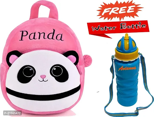 CSK Kids Bag With Free Water Bottle Bagpacks Kids Bag Nursery Picnic Carry Plush Bags School Bags for Kid Girl and Boy-thumb0