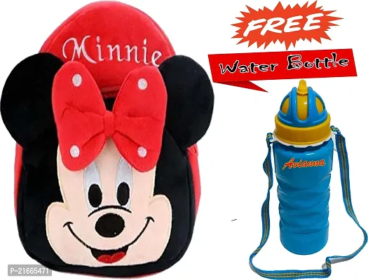 CSK Kids Bag With Free Water Bottle Bagpacks Kids Bag Nursery Picnic Carry Plush Bags School Bags for Kid Girl and Boy-thumb0