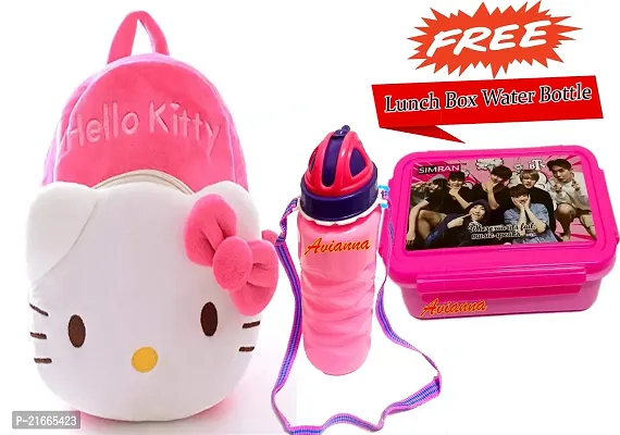 CSK Kids Bag With Free Water Bottle Bagpacks Kids Bag Nursery Picnic Carry Plush Bags School Bags for Kid Girl and Boy