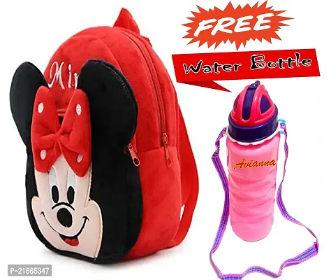 CSK Kids Bag With Free Water Bottle Bagpacks Kids Bag Nursery Picnic Carry Plush Bags School Bags for Kid Girl and Boy