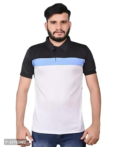 Reliable Multicoloured Nylon Solid Tshirt For Men-thumb0