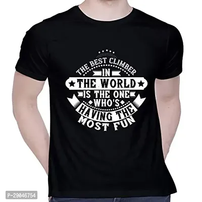 Reliable Black Polycotton Printed Tees For Men