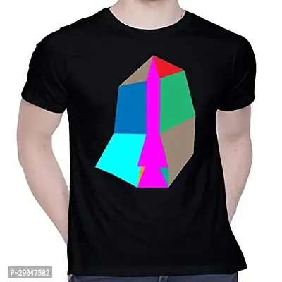 Reliable Black Polycotton Printed Tees For Men