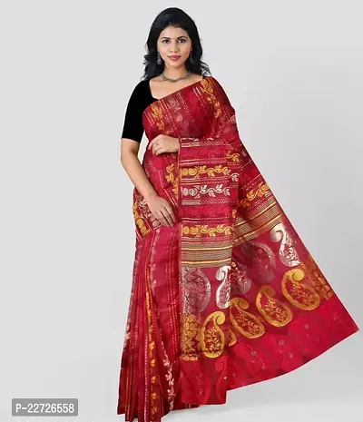 Stylish Cotton Silk Saree with Blouse piece For Women
