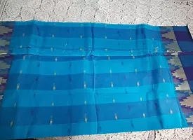 Stylish Cotton  Saree with Blouse piece For Women-thumb1