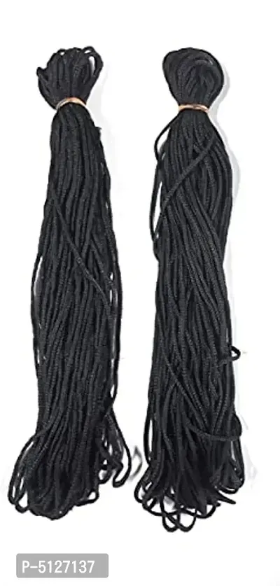 Poojan Samagri || Black Thread Kala Dhaga Najar Suraksha Raksha Sutra Dora (32 Mtr) Pack Of 2